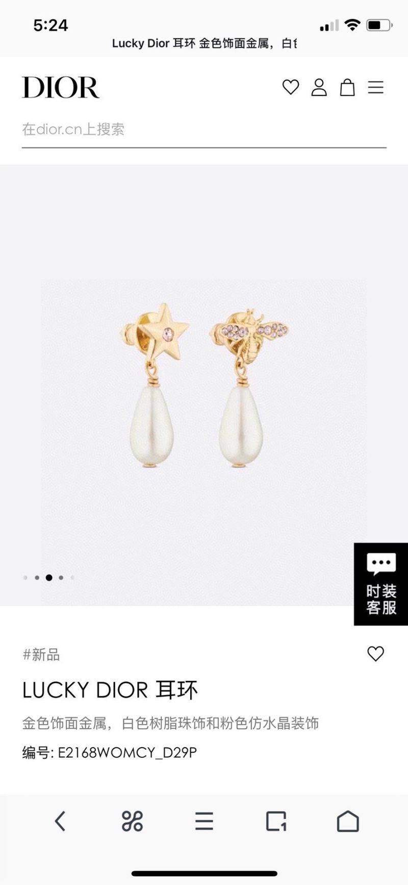 Christian Dior Earrings